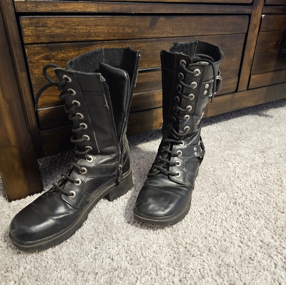 Harley Davidson Boots women's size 7.5 - Picture 4 of 5